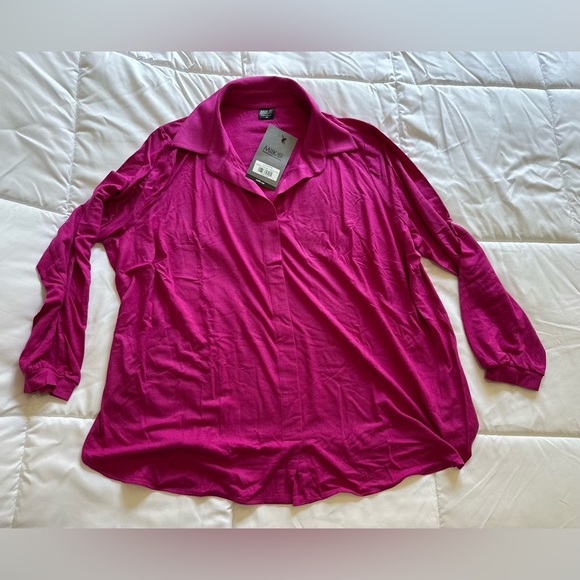 NEW Miik Sz 3X LUCIA COLLARED SHIRT - Picture 2 of 4